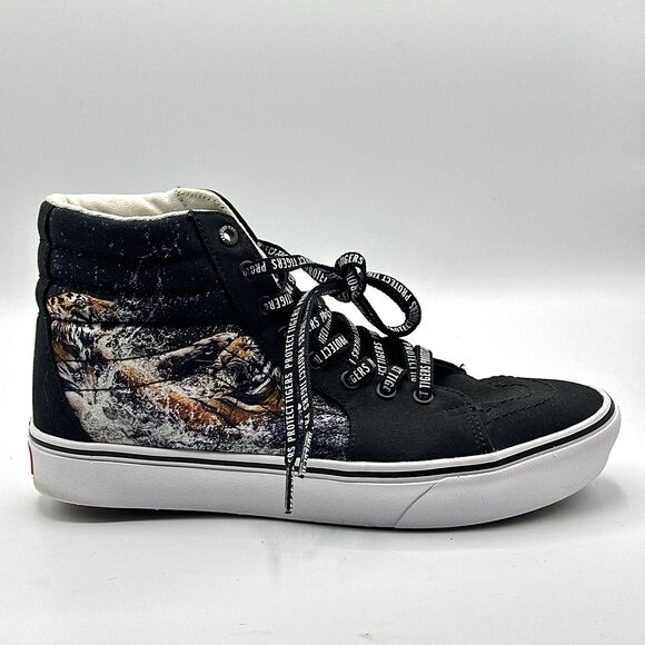 Vans x Discovery Tiger Comfycush SK8 HI Sneakers Mens Size 9 Project Cat main image 11